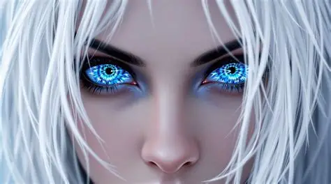 AI generated portrait of woman with striking cool eyes - High quality realistic AI artwork created with Imagly